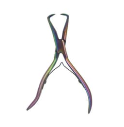 1 PC 5.5 inch Silver Stainless Steel Clamp Hair Extension Plier with Two Hook Keratin Hair Extensions Removal Tools
