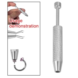 1/3pcs 4 Claws Ball Bead Holder Pick-up Tool Prong Tweezers Catcher Grabbers Piercing Jewelry Top Unscrew Tighten Grasping Tools