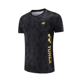 YONEX Summer's New Badminton Tops for Men and Women, Featuring Short Sleeves, Breathability, Quick-drying Properties