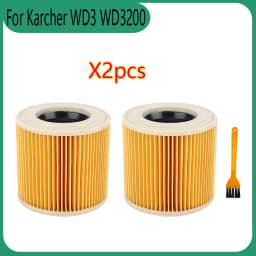 For Karcher WD3 Premium WD3200 WD 3300 MV3 A2004 A2054 Vacuum Cleaner Spare Parts Accessories Replacement Dust Bag Hepa Filter