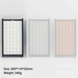 Wholesale large multi-digit gem storage box diamond display box V Groove colorful gems Box PortableGem Display Tray with Lid