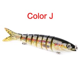 1PCS Multi Jointed Swimbait 13.5cm 19g Sinking Wobbler Fishing Lure Artificial Hard Bait Crankbait Bass Pike Fishing Tackle