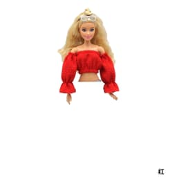 Outfits Clothes Top Pant Skirt For 30 Cm Princess Doll Clothing For 1/6 BJD Dolls House Girl Gift Doll Accessories Black