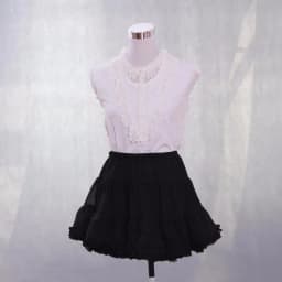 Sweet A-line Petticoat White Soft Five Layer Lolita Petticoat Hoopless Ruffle Short Tutu Skirt