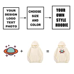 Customized Hoodie Heavy Weight High Quality Fleece Oversize Hoodies Brand Custom Logo Design Printing For Wholesale Dropship