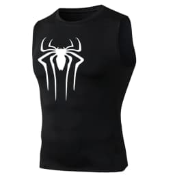 Y2K Compression T Shirt Men Workout Top Summer Sports Tights Running Tank Top Quick Dry Fitness Tank Top Skinny Vest Tight Tank