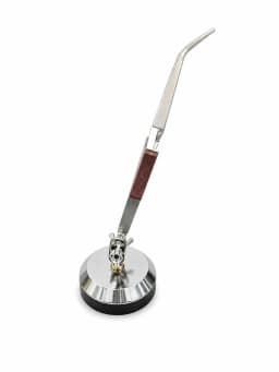 TOKTOS Third Hand Helping Hands Tool Weighted Base Self Closing Tweezers 360° Adjustable Jewelry Repair Holding Tool