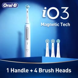 Oral B IO3 Electric Toothbrush IO Series 3 Cleaning Modes for Dental Care Replacement Toothbrush Heads Teeth Brush