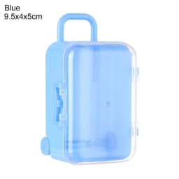 Miniature Suitcase Small Clutch Jewellery Candy Box Doll Handbag for Dolls Miniature Toys Trunk Dollhouse Wholesale