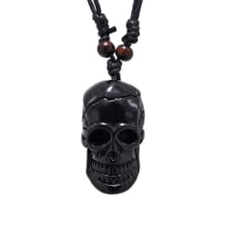 FX020 Ox bone carving necklace skull pendant Punk Choker Retro Jewelry Tribal style Imitation Yak Bone necklace Amulet Gift