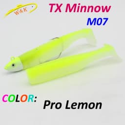 Texas Black Minnow M07 for Walleye and Bass Fishing 7 cm Soft Lure 6.5g Weedless Head Super Soft Shad Lure with 1 0 Worm Ho