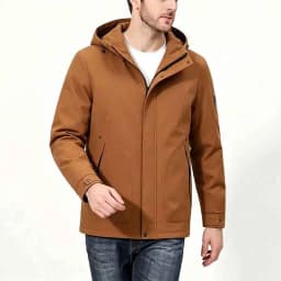 Men New Thickened Hooded Cotton Coat Men Warm Business Casual Long Parkas Men Winter Parkas Suitable For Middle Aged Elderly