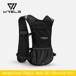 WRELS Hydration Backpack Water Bladder with Water Bladder Hydration Vest Backpack for Men Women for Marathon Trail Cycling Hikin