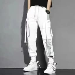 New Big Pockets Cargo Pants Women Ankle-length High Waist Drawstring Loose Streetwear Hip Hop Versatile Joggers Trousers Female