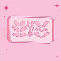 Resin Shaking Cup Mold Silicone Casting Mold Epoxy Resin Mold Hollow Mold for Keychain Pendant Jewelry Making