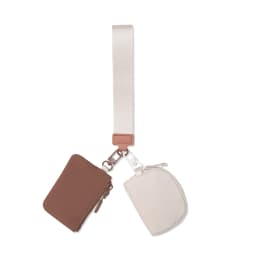 2PCS Mother’s Gift Mini Zip Around Wristlet Keychain Wallet Gift for Wristlet Portable Wallet Coin Purse Mini Women Coin Pockect