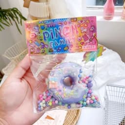 Taba Squishy Cake Doughnut Stress Relief Toy, Extra Large Sensory Fidget Toys for Kids Adults Anxiety Relaxation Squeeze Gift