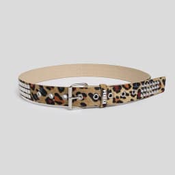 Punk Pink Fur Rivets for Women's Belt Hip Hop Y2k Girls Jeans Accessories Girdle Goth Retro Brown Pin Buckle Pu Waistband
