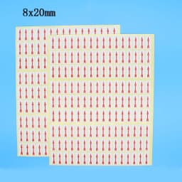 Diameter 6/8/10mm Creative Round Red Arrow Stickers Home Office School Supplies Fault Mistake Defectives Marking Label Stickers
