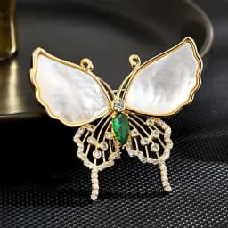 Luxury Snowflake Pearl Crystal Brooch Large Snowflake Flower Brooch Pins Fashion Exquisite Women's Jewelry
