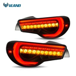 VLAND Tail Lights Assembly For Toyota 86 2012-UP Tail Lamp For Subaru BRZ/Scion FRS 2012-2019 With Moving Turn Signal Light