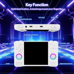 Upgraded XF40H Handheld Game Console Retro Gaming Console Preloaded Classic Games 4.0 Inch 4K HD IPS Screen Open Source Linux
