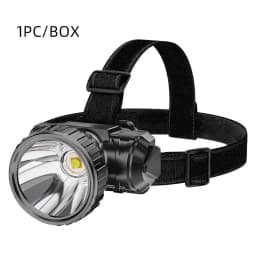 LED Strong Light Five Headed Outdoor Waterproof Fishing Light USB Rechargeable Ultra Bright Head Mounted Flashlight