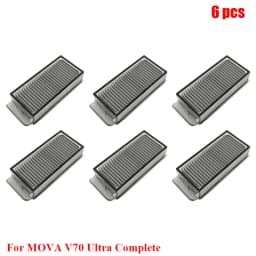 Compatible Fit For MOVA V70 Ultra Complete Vacuum Cleaner Replacement Parts Main Roller Side Brush HEPA Filter Mop Cloth Spare