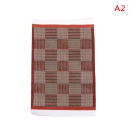 Dollhouse Carpet Turkey Welcome Mat Front Door Woven Rug Floor Carpet Living Room Miniature Accessories For Kids Dolls Coverings