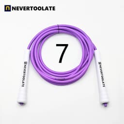 Super long 3.2 meters rope length 7mm PVC 15.5cm long handle 220 gram heavy fitness crossfit crossrope hiit skipping jump rope