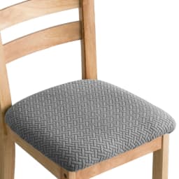 Durable Stretch Jacquard Dining Room Chair Seat Covers Removable Washable Elastic Upholstered Dining Chair Cushion Slipcover