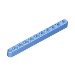 Gobricks 32525 10Pcs Liftarm Bricks Thick 1x11 Technic Parts Assembles Particles Model MOC Toys Sets DIY Car Lifting Function