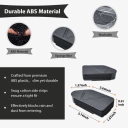 Bed Rail Stake Pocket Covers for Chevrolet Silverado EV/GMC Sierra EV 2026 2025 2024 Truck Bed Rail Hole Plugs Pocket Caps Cover