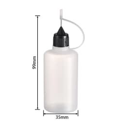 5pcs/lot 5-120ML PE Plastic Squeezable Tip Glue Applicator Plastic Bottle for Paper Quilling DIY Scrapbooking Paper Craft Tool