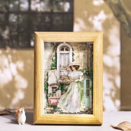 20pcs/1lot Kawaii Scrapbook Stickers Old courtyard doors and windows Junk Journal Gold Planner Stationery Decorative