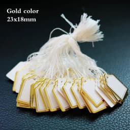 100pcs 3.5x5cm Kraft Paper Tags White Price Labels Color Blank Cards for DIY Jewelry Retail Clothes Size Tag Store Hang Labels
