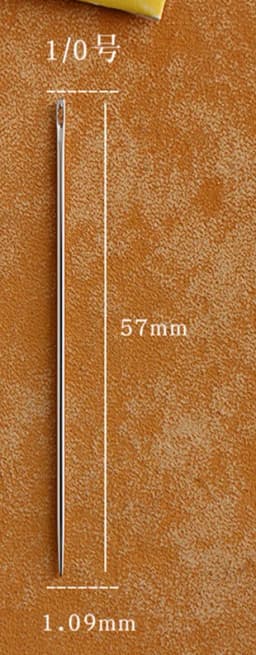 25Pcs/Bag Hand Junetree John James Saddlers Harness Needle Round Point Needle Diy Leatherwear Hand Tool Leather Crafts