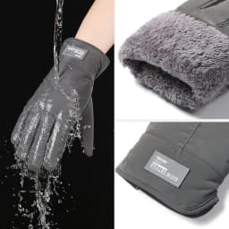 Men Warm Gloves Winter Windproof Finger Gloves Non-slip Sports Cycling Gloves Outdoor Touch Screen Full Finger Gloves