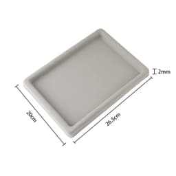 1PC Grey Flocked Bead Board Bracelet Necklace Beading Organizer Tray Beading Accessories Measuring Tool For Jewelry Making