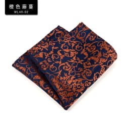 24cm Formal Paisley Pocket Square Mens Polyester Black Red Handkercheif Wedding Party Tuxedo Accessories Elegant Hanky Cravat