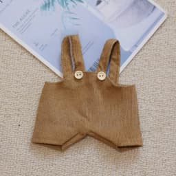 1PC 20cm Cotton Doll Clothes Jean Overalls Idol Dolls Pants 23cm Wallace Gromit Dog Clothes Dressing Game Accessories Toy Gift