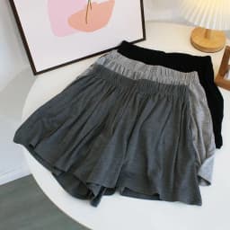 High Waist Thin Modal orts Women's Summer Loose Fit Home Wide Leg Pants Casual Skirt Pants Comfortable Elastic Waist