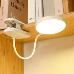 Led Table Lamp USB Rechargeable Night Light with Folding Clamp Study Stand Read Lamp Touch 3 Modes Dimming Eye Protection Light
