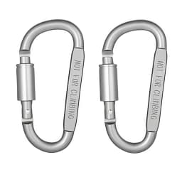 2-6PCS Carabiner Set For Key Camping Survival EDC Outdoor Keychain Clip Alloy Aluminum Tactical Caribiner Hook Karabiners