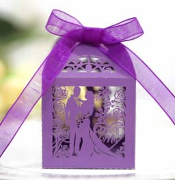 50/100/200pcs Wedding Bridegroom Bride Gift Boxes Ribbons Party Thank You Guests Candy Packaging Small Chocolate Box Wholesale