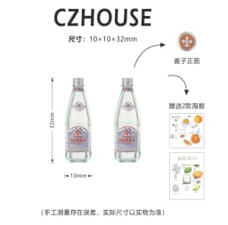 1/6 Scale Miniature Dessert Collection: Heart Cake, Churros, Smile Cookies Soda Bottle & Tiny Bear for BJD Dollhouse Party Scene