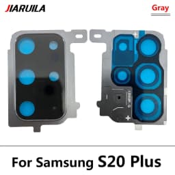 New For Samsung S20 Ultra S20 Fe S20 Plus S20 Repair Replace Back Camera Glass Lens Cover with Frame Holder Replacement Part
