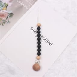 INS Pacifier Chain Food Grade Silicone Pacifier Pendant Gum Anti Drop Chain Baby Grinding Toy Bebe Pacifier Clips Baby Toys