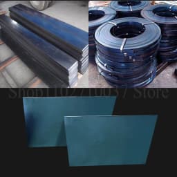 1PCS 65MN Spring Steel Strip Thickness 0.1-2mm Spring Steel Plate Quenched Manganese Steel Belt Good Elastic Spring Steel Sheet