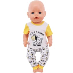 25 Styles Yellow Skirt Doll Clothes For 43 Cm Baby Doll & 18 inch American Doll Girl's Dress,Our Generation Accessories Toys